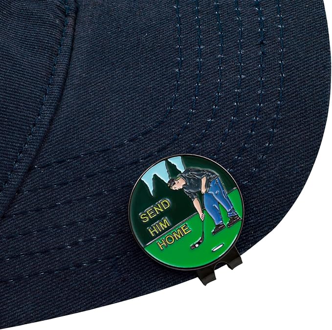 Golf Ball Marker with Magnetic Hat Clip - Image 2