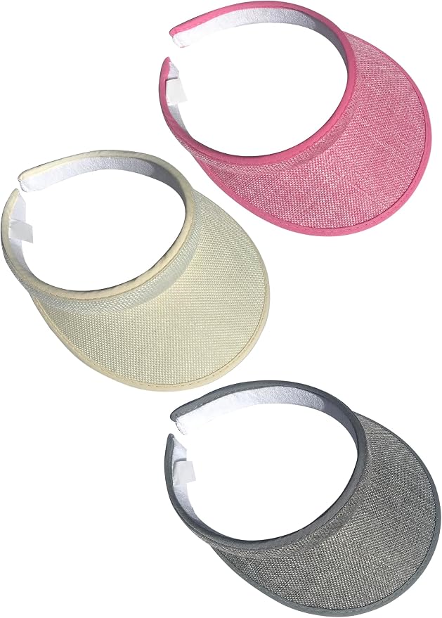 ​3 Pieces Clip On Visors Women Men Visor Sun Hats Hat Outdoor Sports Golf Beach by Ydocqli