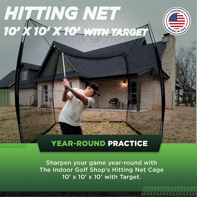 Hitting Net with Target Knotless Golf Net - Image 2
