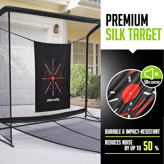 Golf Net, 10x7ft/8x8ft Golf Enclosure Net - Image 5