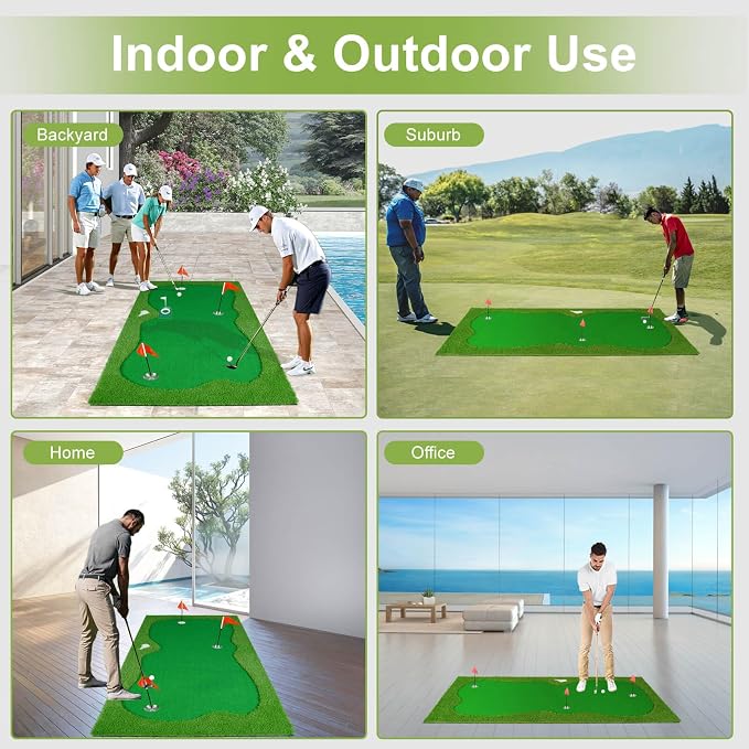 Golf Putting Green Mat, Professional Large Putting Mat - Image 4