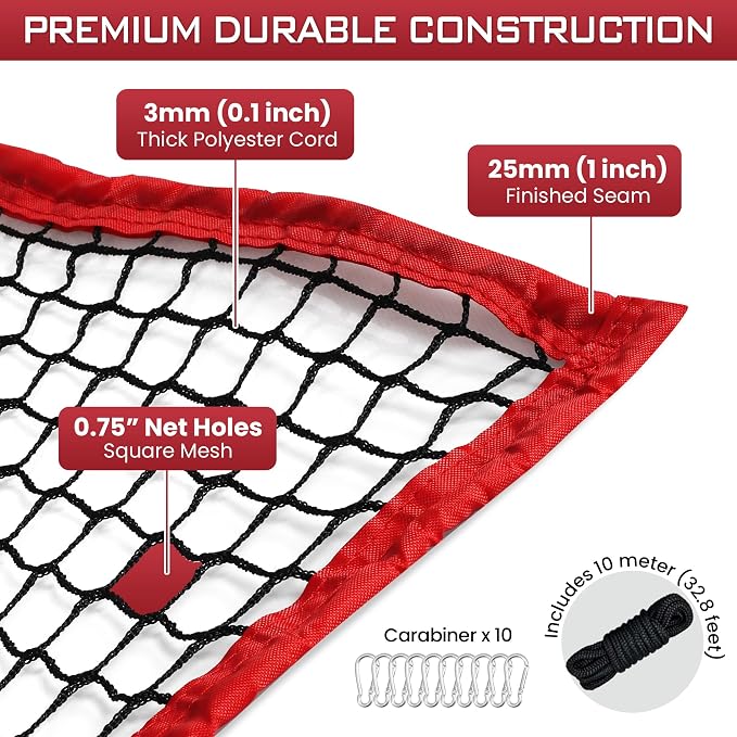 Golf Netting, 20ft Sports Netting - Image 2