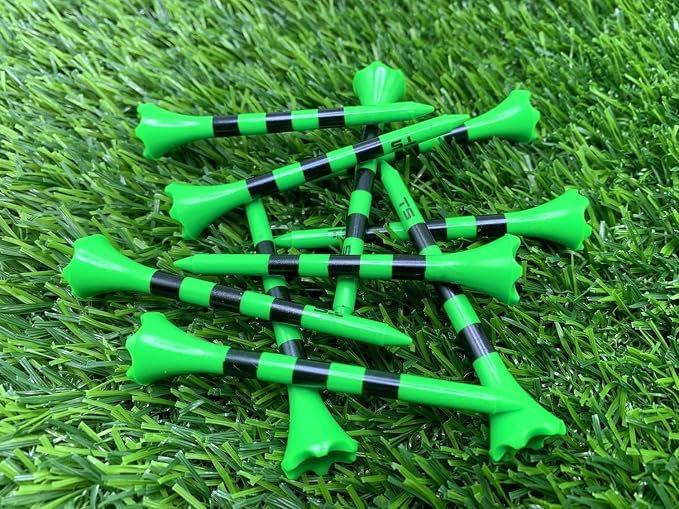TRUESTRIKE Premium USA Golf Tees – 100-Pack Durable 3¼" / 2¾" Plastic Tees – - Image 3