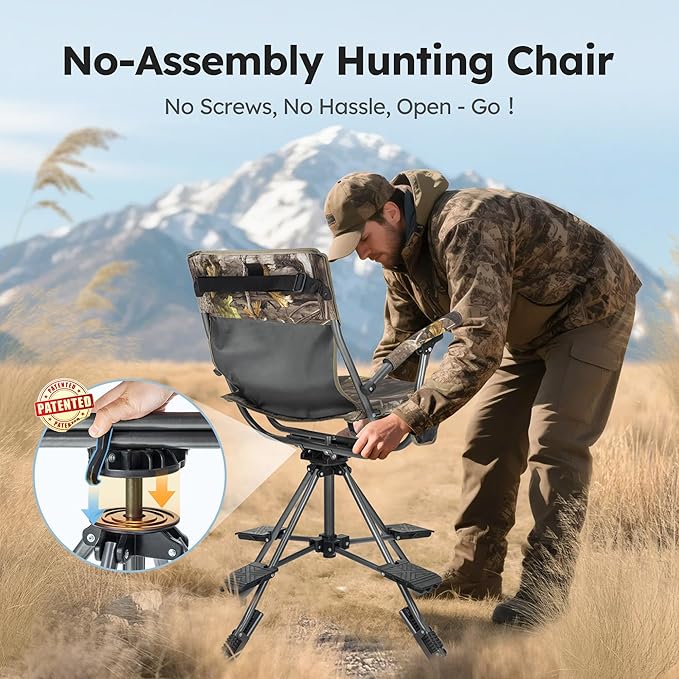LET'S CAMP Folding Hunting Chair - Image 3