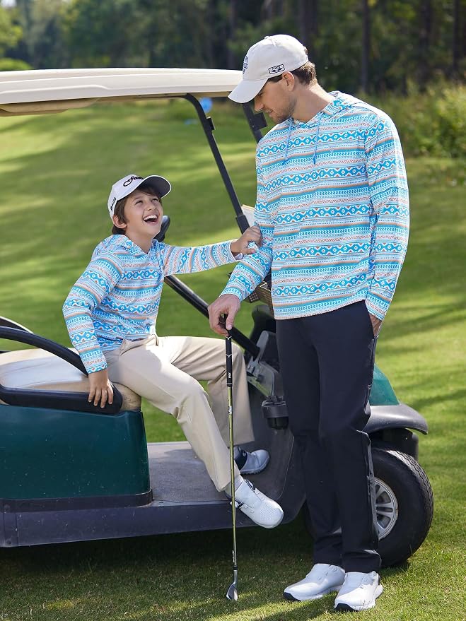 Hoodies for Men Golf Fleece Hooded Sweatshirts Dry Fit Athletic Lightweight - Image 5