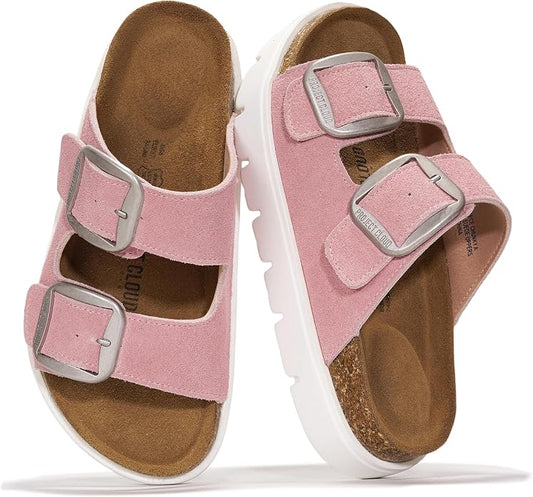 Project Cloud Genuine Leather Platform Sandals Women Footwear by ProjectCloud
