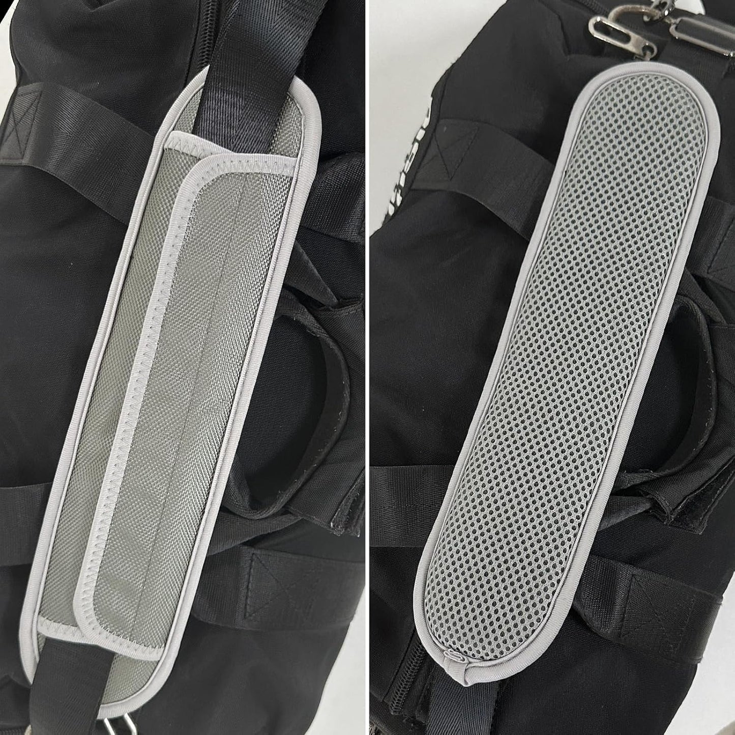 2 Pack Extra Thick Shoulder Strap Pad, Universal Replacement Shoulder Pad, for Shoulder Bags, Detachable Shoulder Strap Pad Pads Help Relieve Shoulder Pain(Sandwich Mesh-Gray)