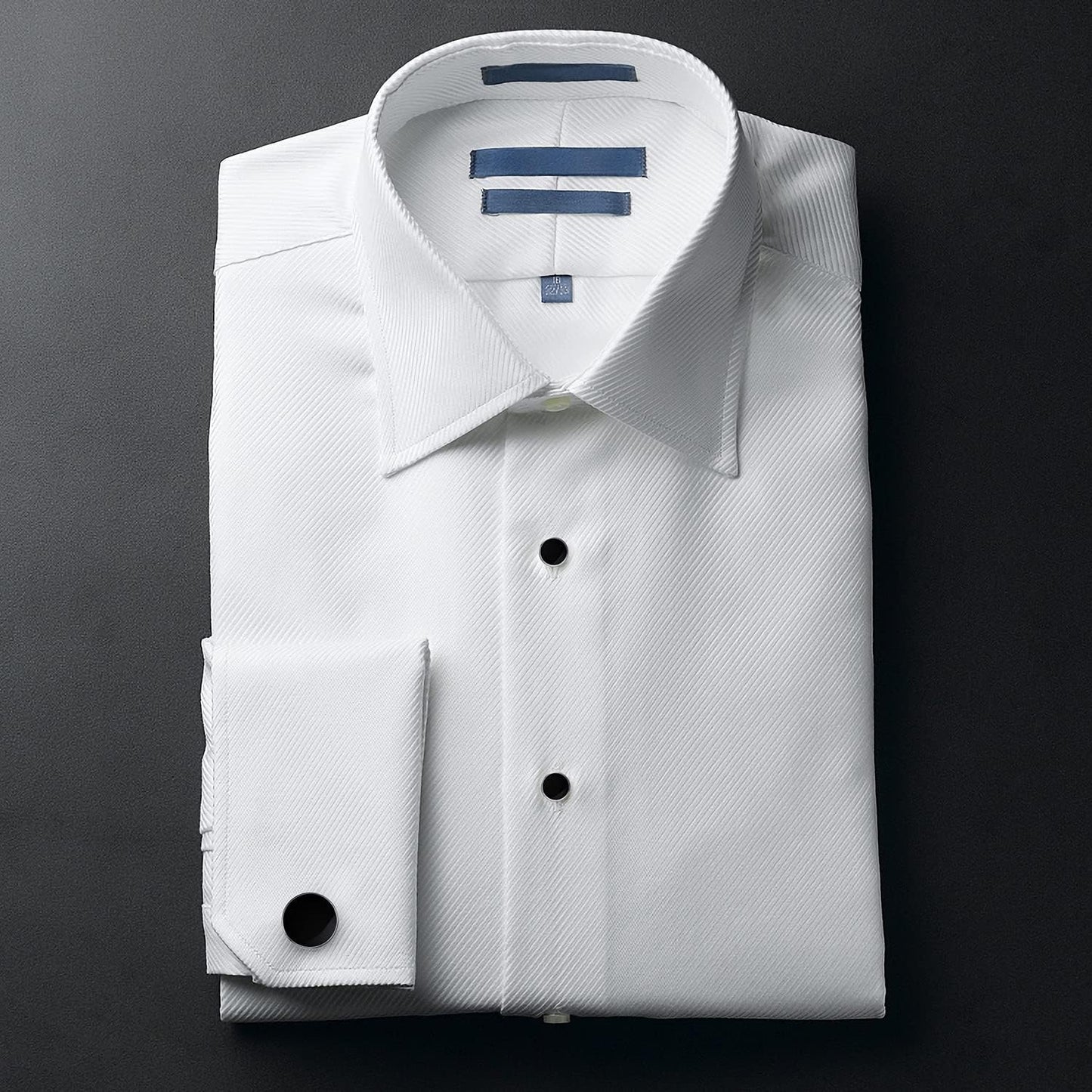 UJOY Cufflinks and Studs Set Blanks Round 4 Colors Shirt Tuxedo Buttons Packed in Cufflink Box for Men