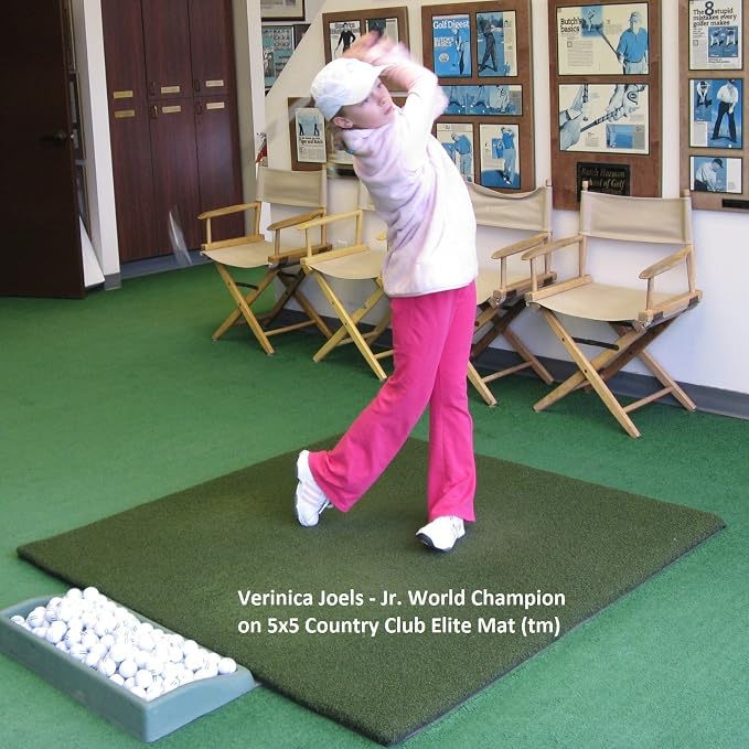 The Original Country Club Elite by Real Feel Golf Mats 4' X 5' Simulator Size - Image 9