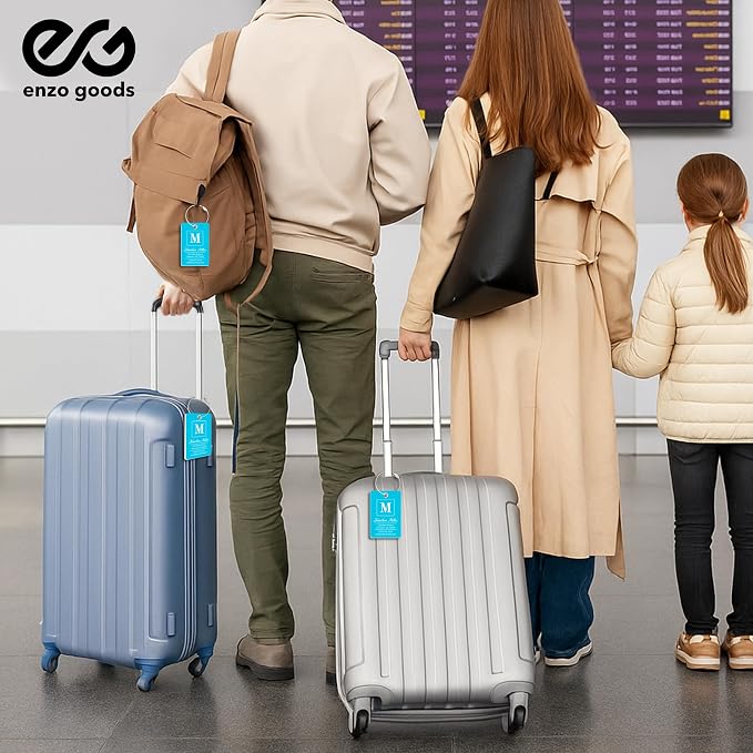 Personalized Luggage Tag | 6 Pack | Custom Luggage Tags - Image 3