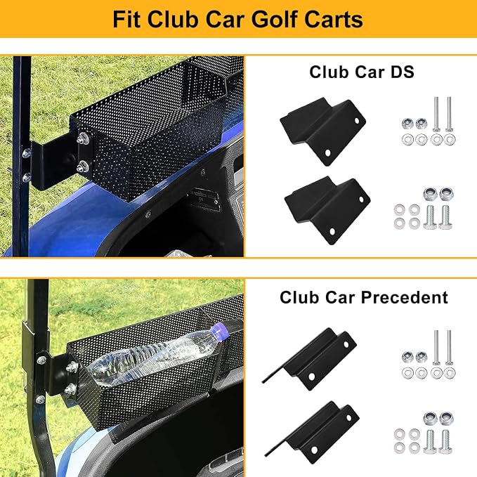 Golf Cart Basket Front Inner Fit EZGO TXT & RXV, Club Car Precedent&DS Golf - Image 8