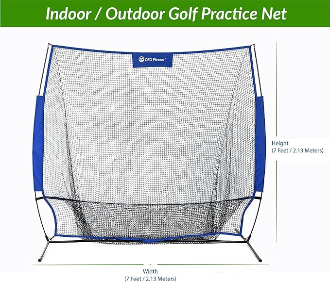 Golf Practice Hitting Net, Indoor Garage or Outdoor Backyard Driving Heavy Duty - Image 5