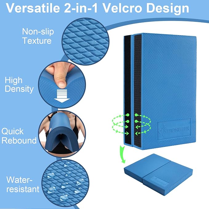 StrongTek 2-in-1 Non-Slip Balance Pad - Image 3