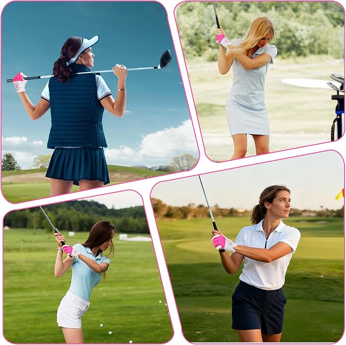 Golf Gloves Mens & Womens Performance Golf Gloves, Luxurious Palm Material - Image 6