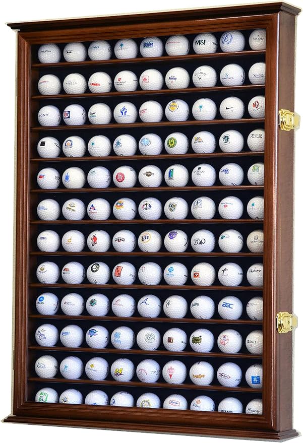 108 Golf Ball Display Case Cabinet by SFDisplay