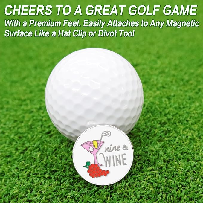 Amy Sport Golf Ball Markers Assorted Patterns Fits All Magnetic Golf Tools - Image 3