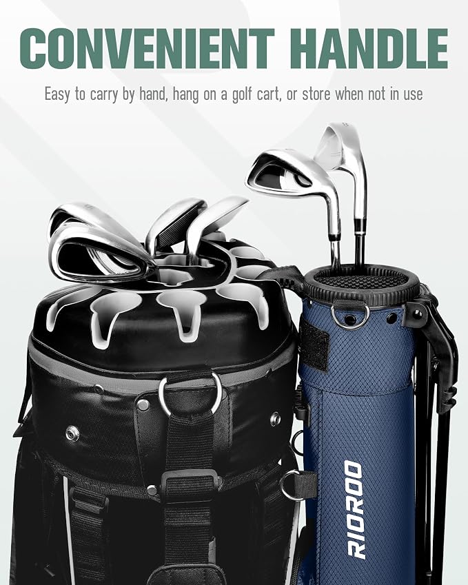 Golf Stand Bag, Lightweight Par 3 Golf Bag Holds Up to 7 Clubs - Image 5