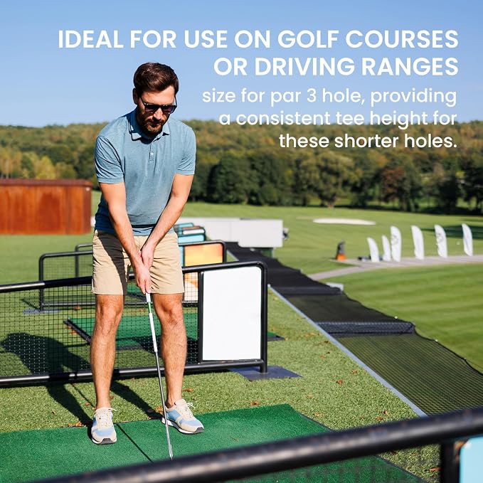 FINGER TEN Golf Rubber Tees Driving Range Value 5 Pack, Mixed Size or 5 Same - Image 5