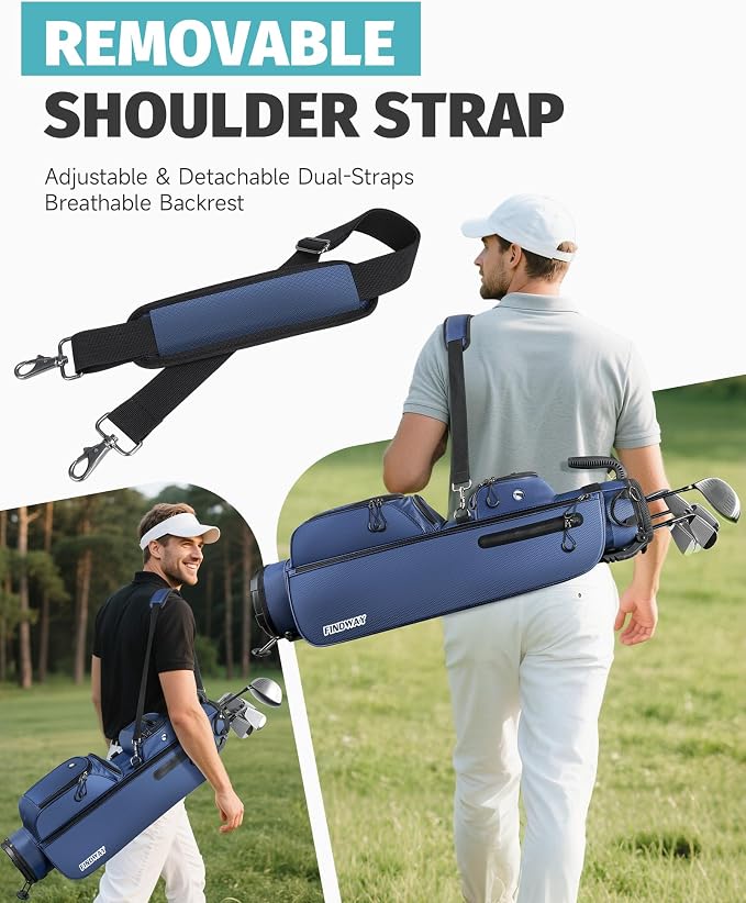 Findway Small Golf Bag Lightweight Pitch and Putt Golf Bag - Image 5