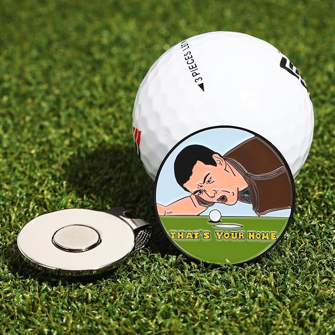 Enamel Golf Ball Marker with Magnetic Hat Clip - Image 3