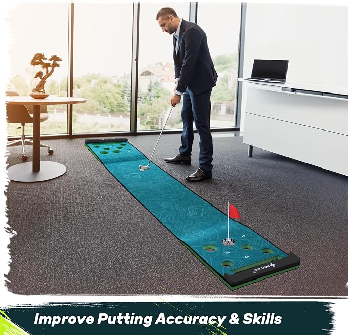 SAPLIZE Golf Putting Mat/Putting Green Mat - Image 3