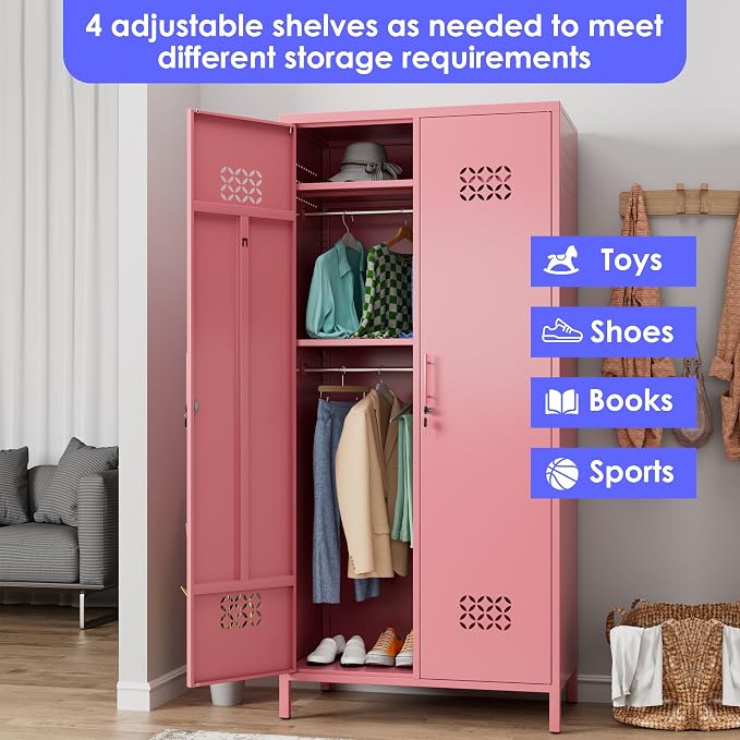 METAN 2 Door Metal Storage Lockers - Image 6