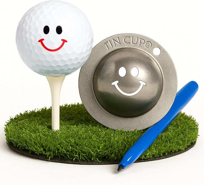 Tin Cup Golf Ball Marker Stencil by Unknown
