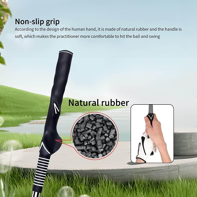 Retractable Golf Swing Training Aid, Rhythm Click Sound Warm-up Golf Swing - Image 6