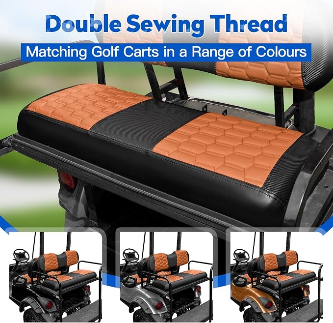 NOKINS Golf Cart Seat Covers, Fits - Image 3