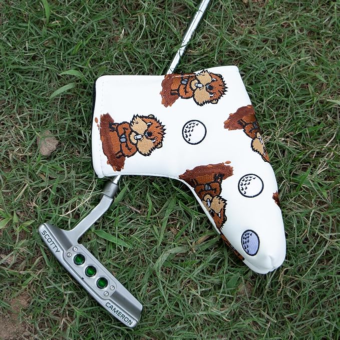 Barudan Golf Putter Head Cover Magnetic Blade Putter Cover Headcover Gopher - Image 4