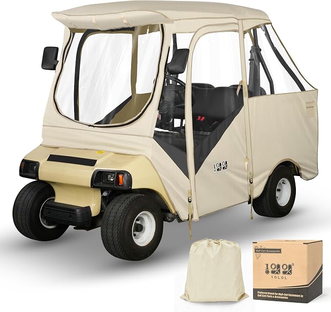 10L0L 4 Passenger Golf Cart Enclosure by 10L0L