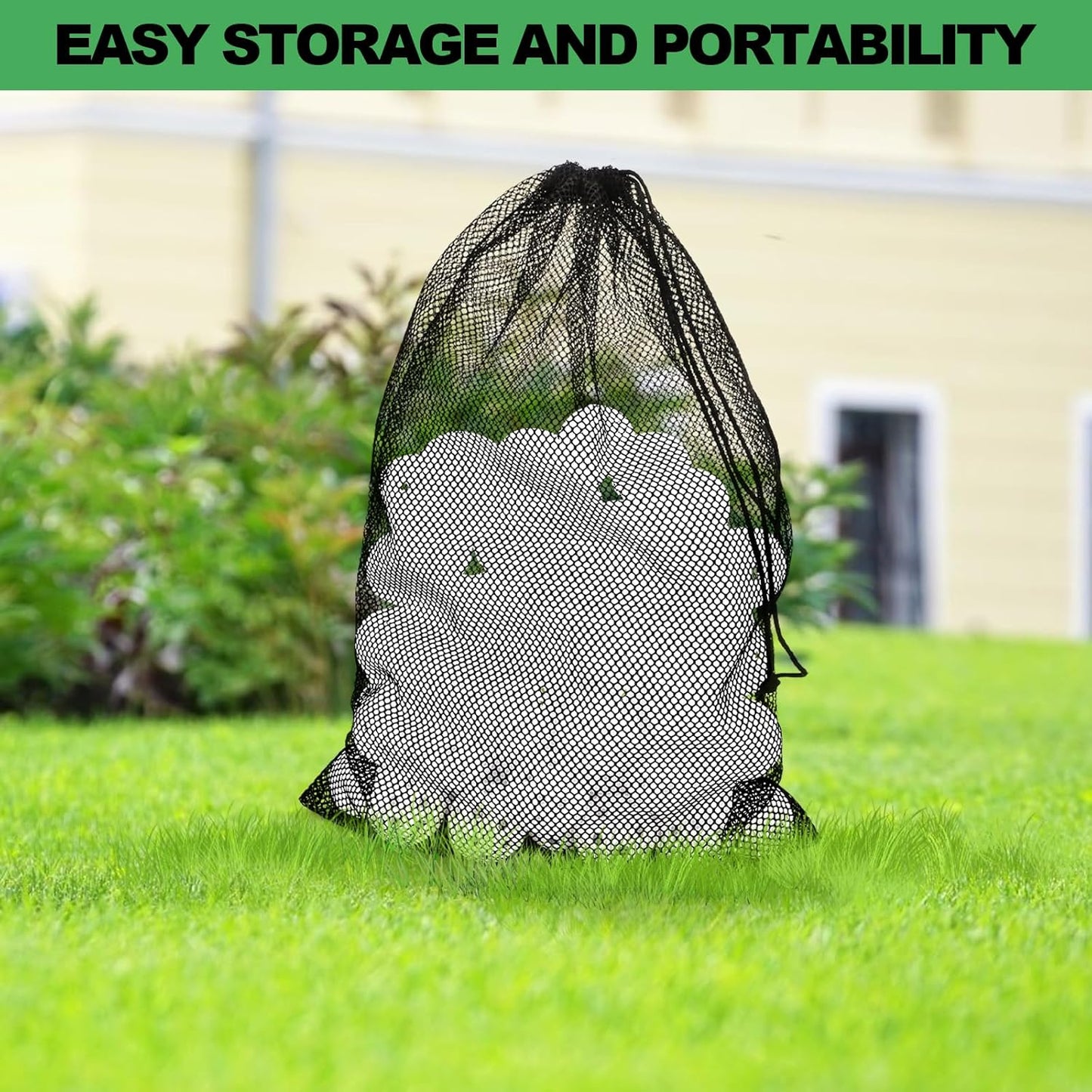 100 Pack Practice Golf Balls, Plastic Golf Training Balls 41mm Hollow Airflow Golf Balls for Driving Range, Swing Practice, Indoor Outdoor Use, White