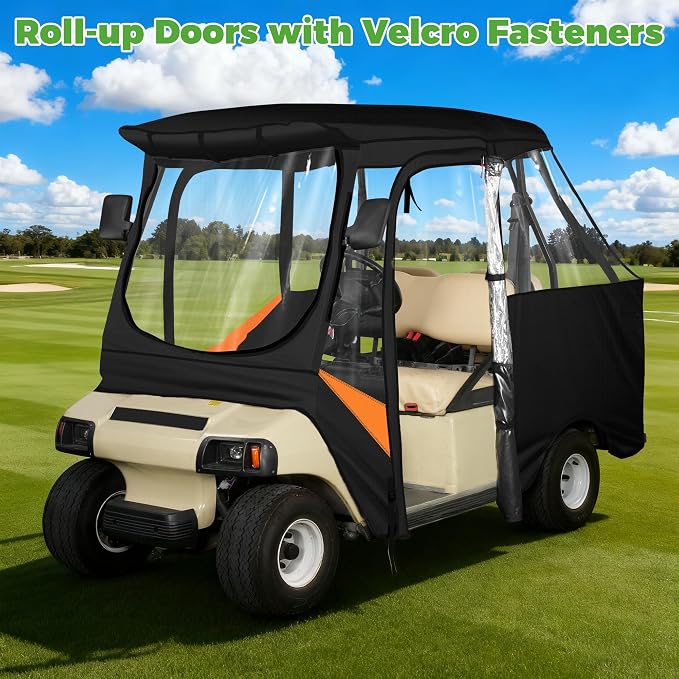 10L0L 4 Passenger Golf Cart Enclosure - Image 5