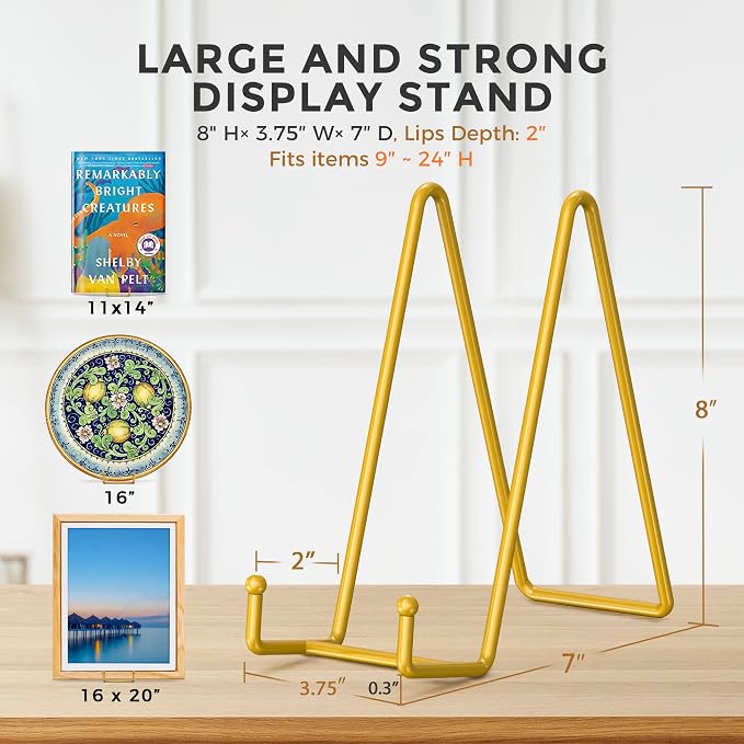 TR-LIFE 8 Inch Large Plate Stands - Image 3