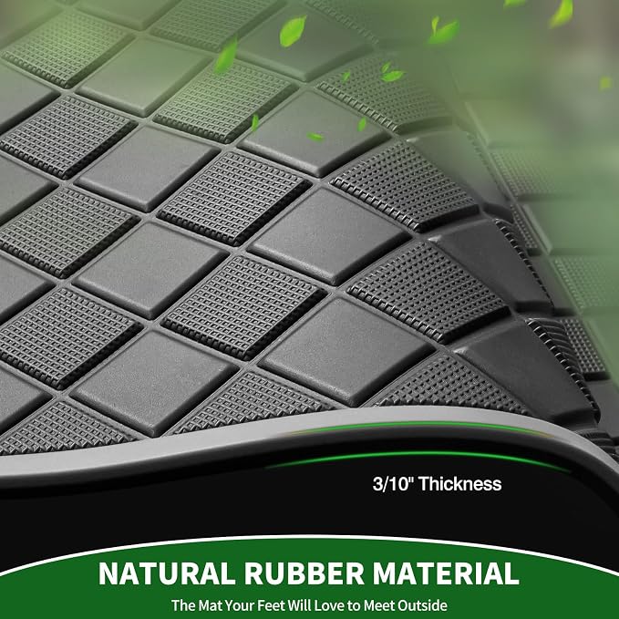 Golf Cart Floor Liner Mat 8mm Thick Rubber Full Coverage Fit - Image 5