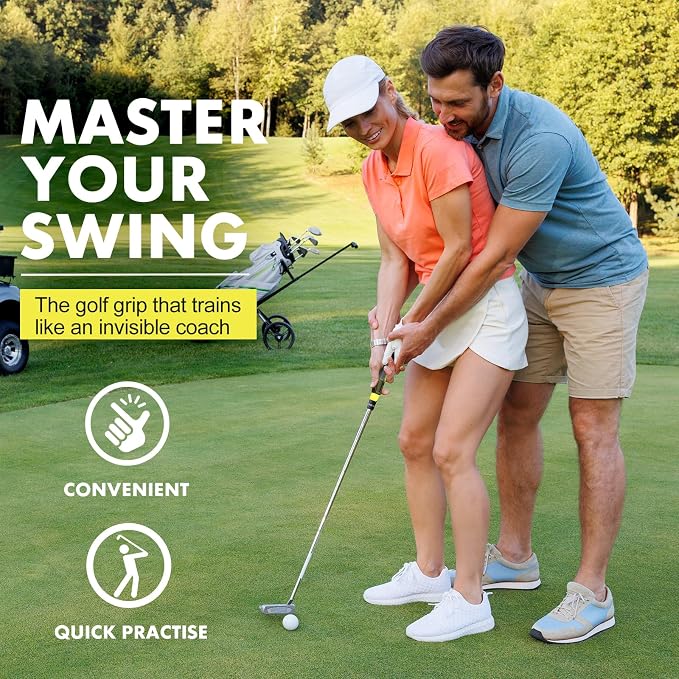 Golf Grip Trainer Golf Practice Tool, Golf Swing Trainer Ensure the Right Grip - Image 4