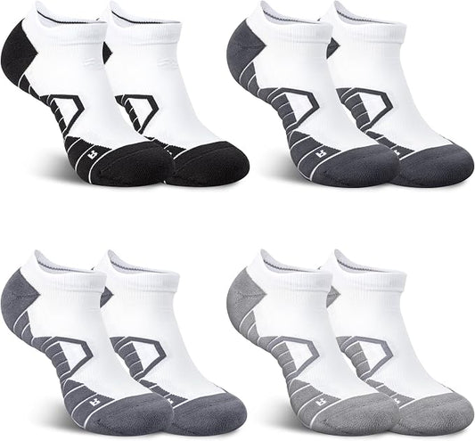 Hylaea Athletic Running Socks Cushion Padded Moisture Wicking Low Cut by Hylaea