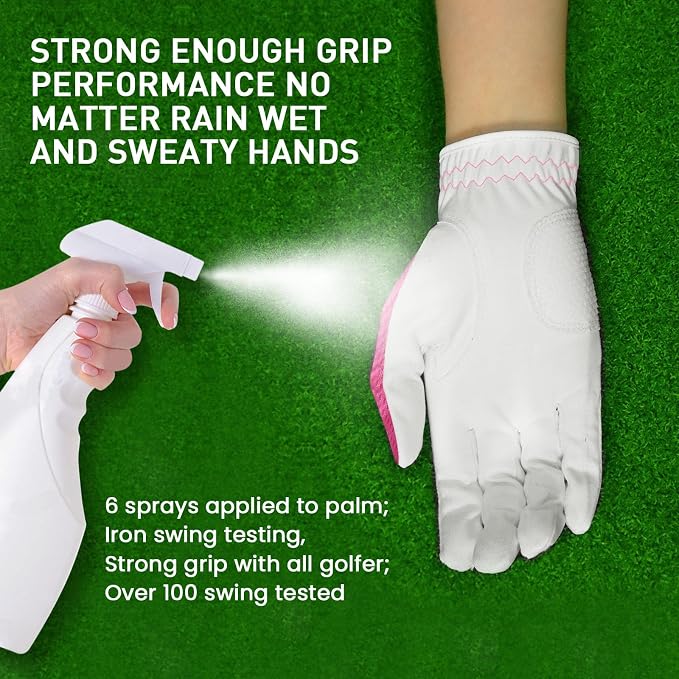 FINGER TEN Womens Golf Glove Right Handed Golfer Left Hand 1 Pack Golf Gloves - Image 3