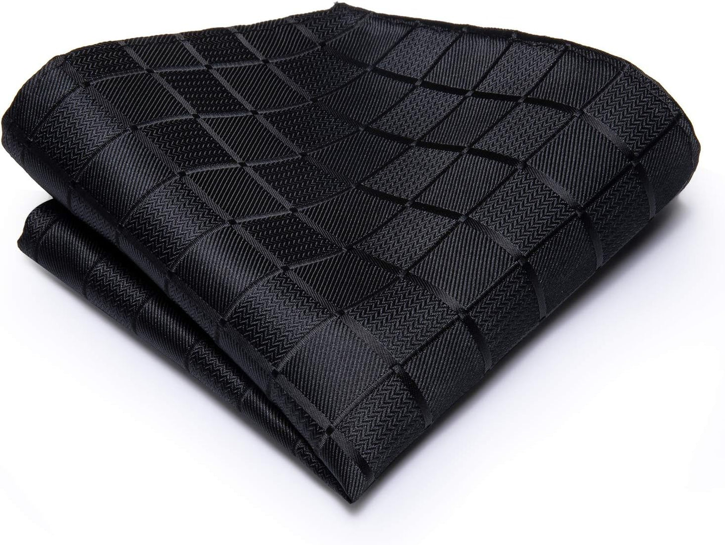 Hi-Tie Men 63inches Tie Set Extra Long Necktie Paisley Tie Pocket Suqare Cufflinks Big and Tall Men Tie