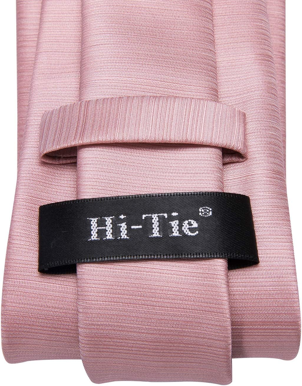 Hi-Tie Men 63inches Tie Set Extra Long Necktie Paisley Tie Pocket Suqare Cufflinks Big and Tall Men Tie