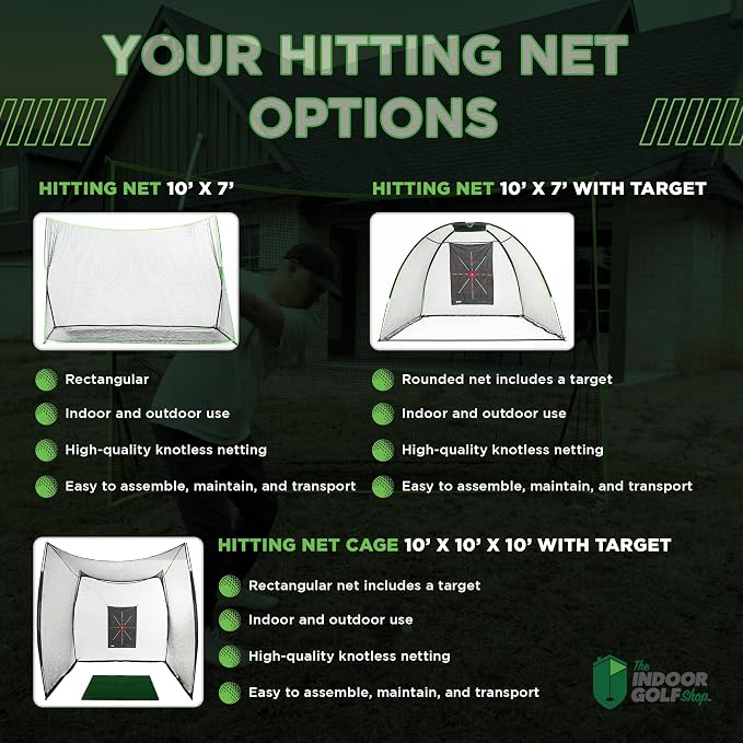 Hitting Net with Target Knotless Golf Net - Image 4
