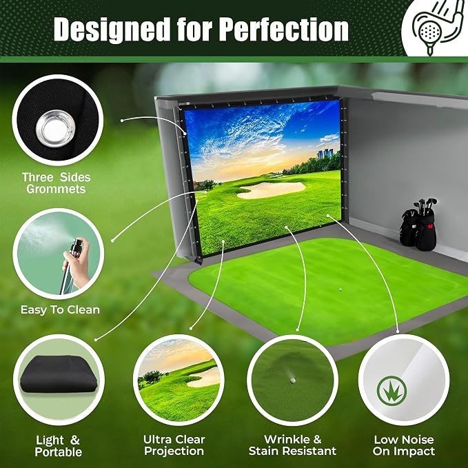 Golf Impact Screen Double Layer – Low Noise on Impact, Durable Grommets - Image 6