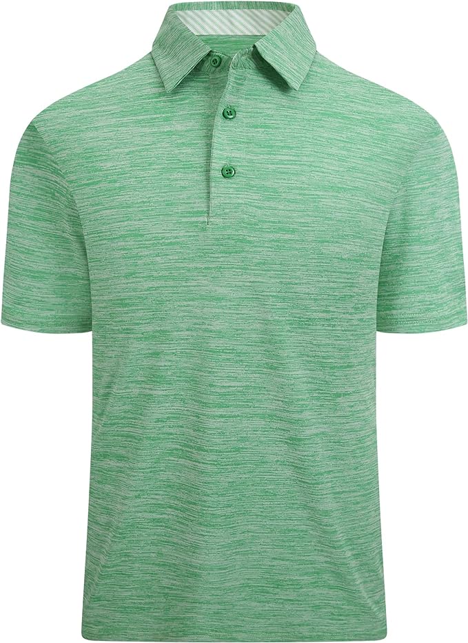Alex Vando Mens Golf Shirt Moisture Wicking Quick-Dry Short Sleeve Casual Polo by AlexVando
