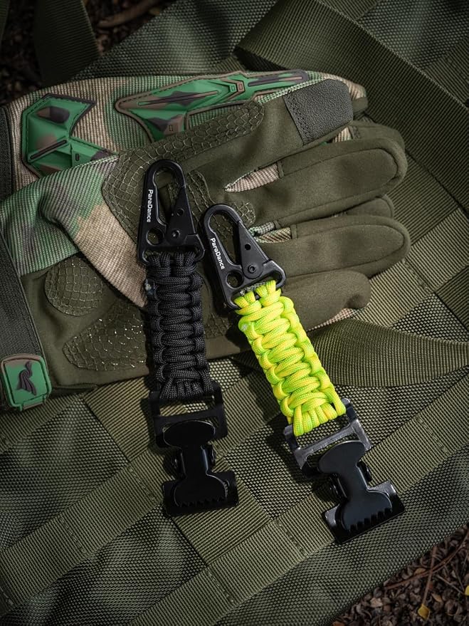 Tactical Glove Clips Work Glove Holders Strap w/Metal Alligator - Image 7