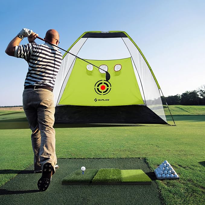 SAPLIZE Foldable Heavy-Duty Golf Hitting Mat - Image 7