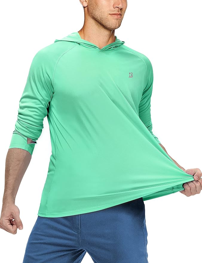Roadbox UPF 50+ Fishing Shirts for Men, Long Sleeve UV Sun Protection Hoodie - Image 3
