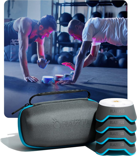 BlazePod Reaction Training Kit Smart Pods for Speed, Agility & Cognitive Drills - Pro-Level Training for Athletes, Trainers, Therapists & Coaches - App Access Included
