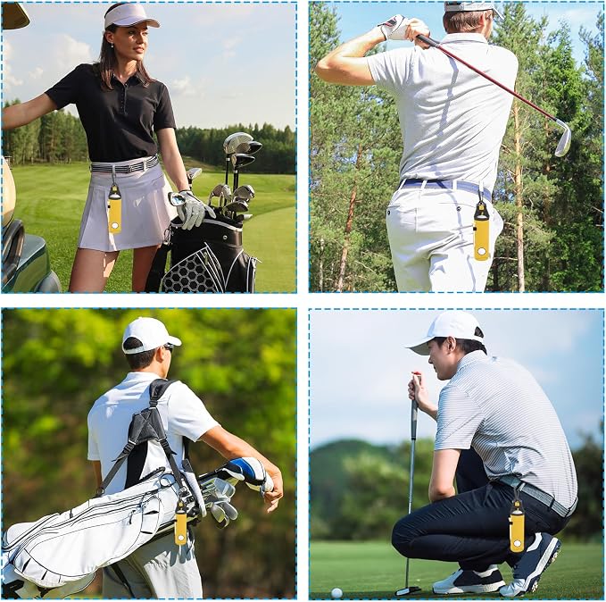 PATIKIL Golf Ball Carry Bag Golf Tee Holder Pouch Portable Neoprene Golf Ball - Image 6