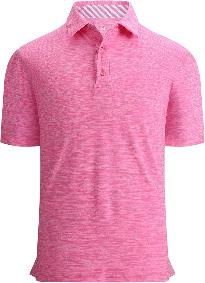 Alex Vando Mens Golf Shirt Moisture Wicking Quick-Dry Short Sleeve Casual Polo by AlexVando