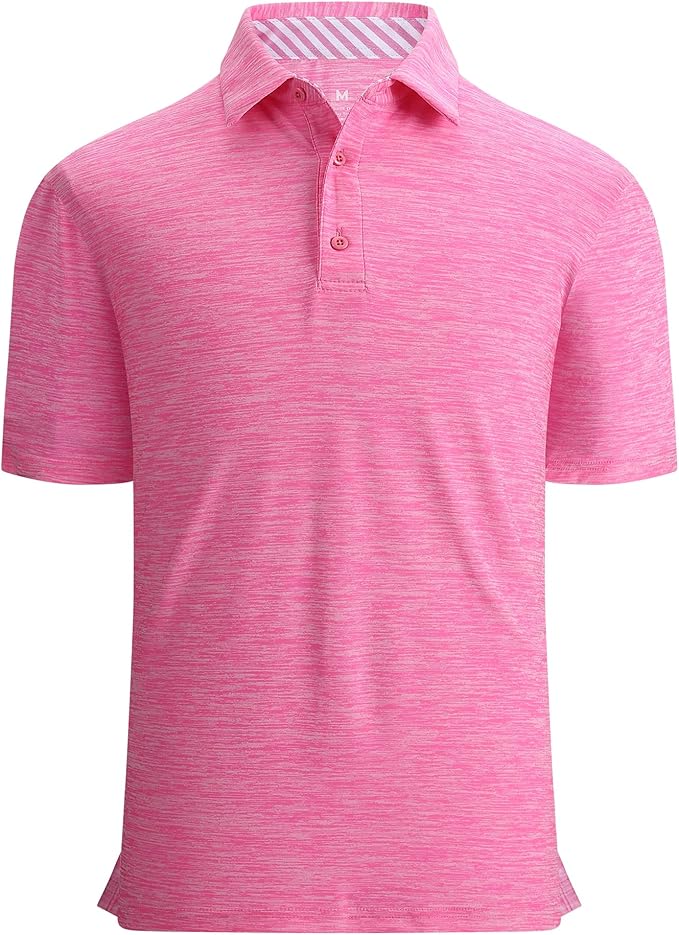 Alex Vando Mens Golf Shirt Moisture Wicking Quick-Dry Short Sleeve Casual Polo by AlexVando